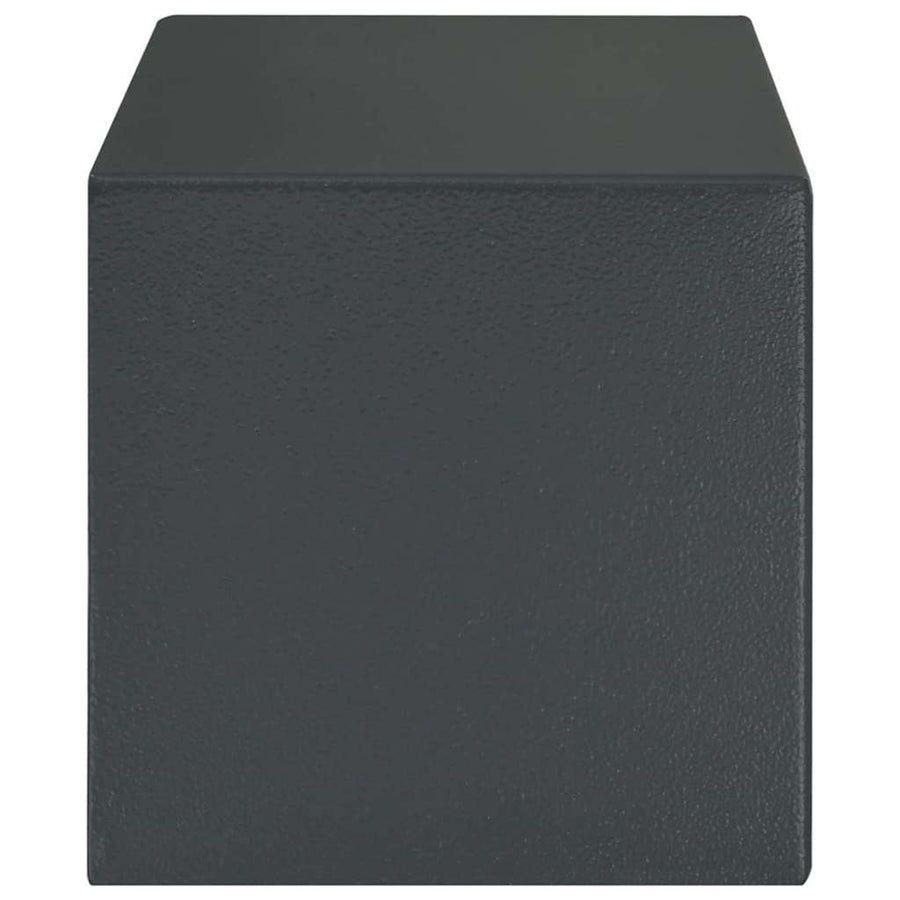 Kluisdoos met slot Donkergrijs 31 x 20 x 20 cm Staal