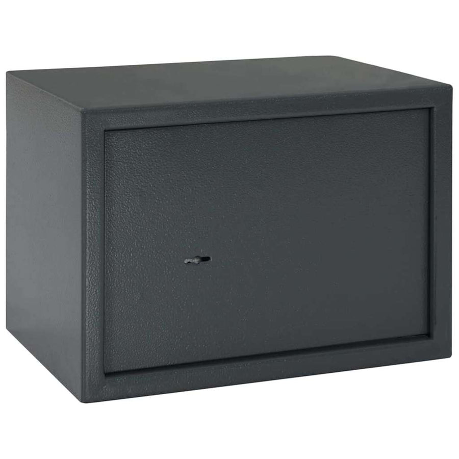 Kluisdoos met slot Donkergrijs 35 x 25 x 25 cm Staal