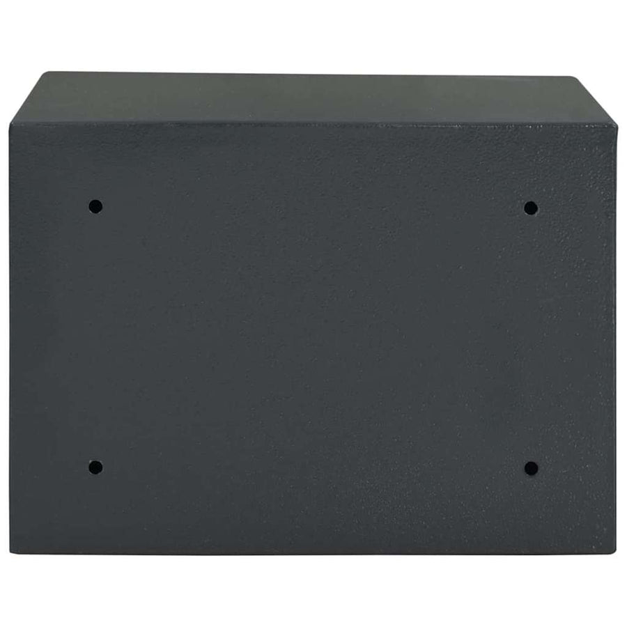 Kluisdoos met slot Donkergrijs 35 x 25 x 25 cm Staal