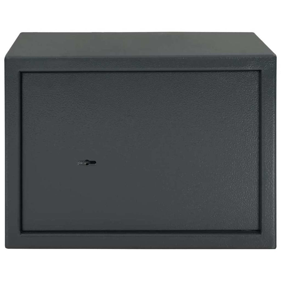 Kluisdoos met slot Donkergrijs 35 x 25 x 25 cm Staal