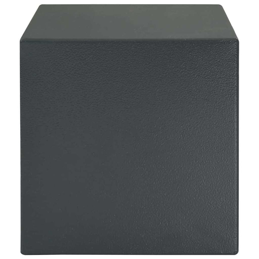 Kluisdoos met slot Donkergrijs 35 x 25 x 25 cm Staal