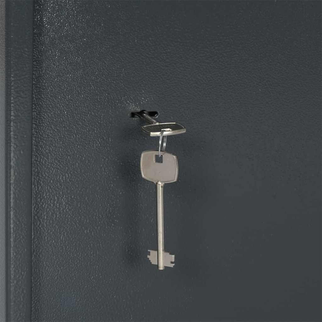 Kluisdoos met slot Donkergrijs 35 x 31 x 50 cm Staal