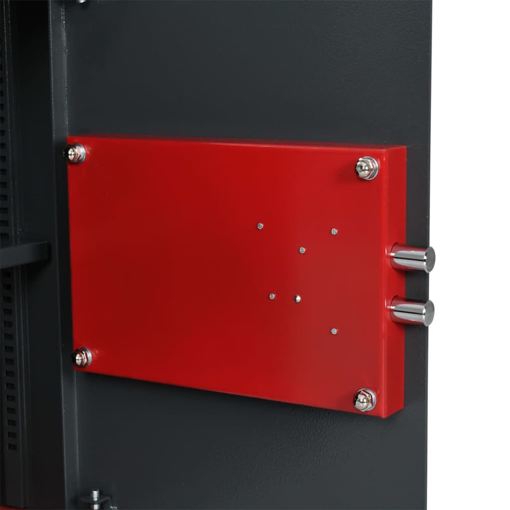 Kluisdoos met slot Donkergrijs 35 x 31 x 50 cm Staal