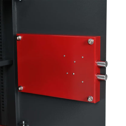 Kluisdoos met slot Donkergrijs 35 x 31 x 50 cm Staal