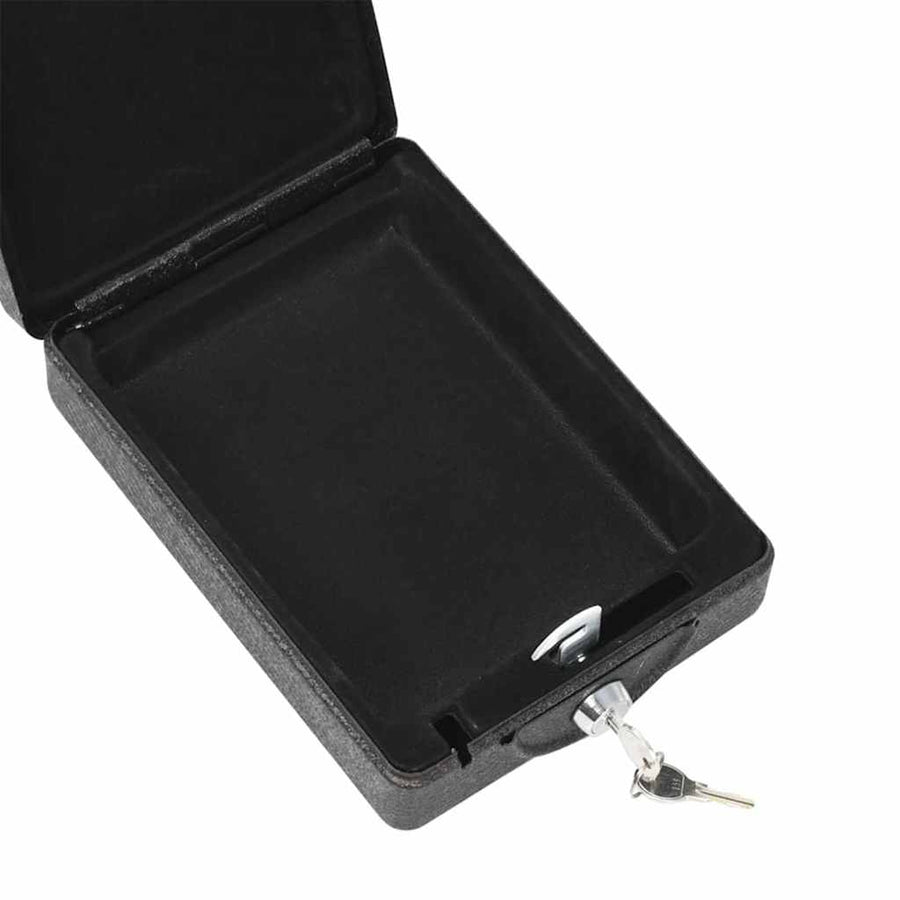 Auto Safe met slot Zwart 22 x 16 x 7 cm Staal
