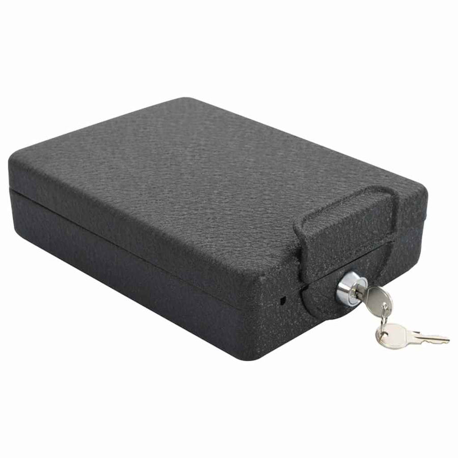 Auto Safe met slot Zwart 22 x 16 x 7 cm Staal