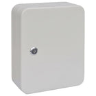 Key Box with Lock Ivory 20 x 7.5 x 25 cm Steel