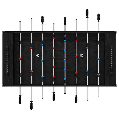 Honkbaltafel Zwart Eiken 125 x 60,5 x 80 cm Bewerkt hout
