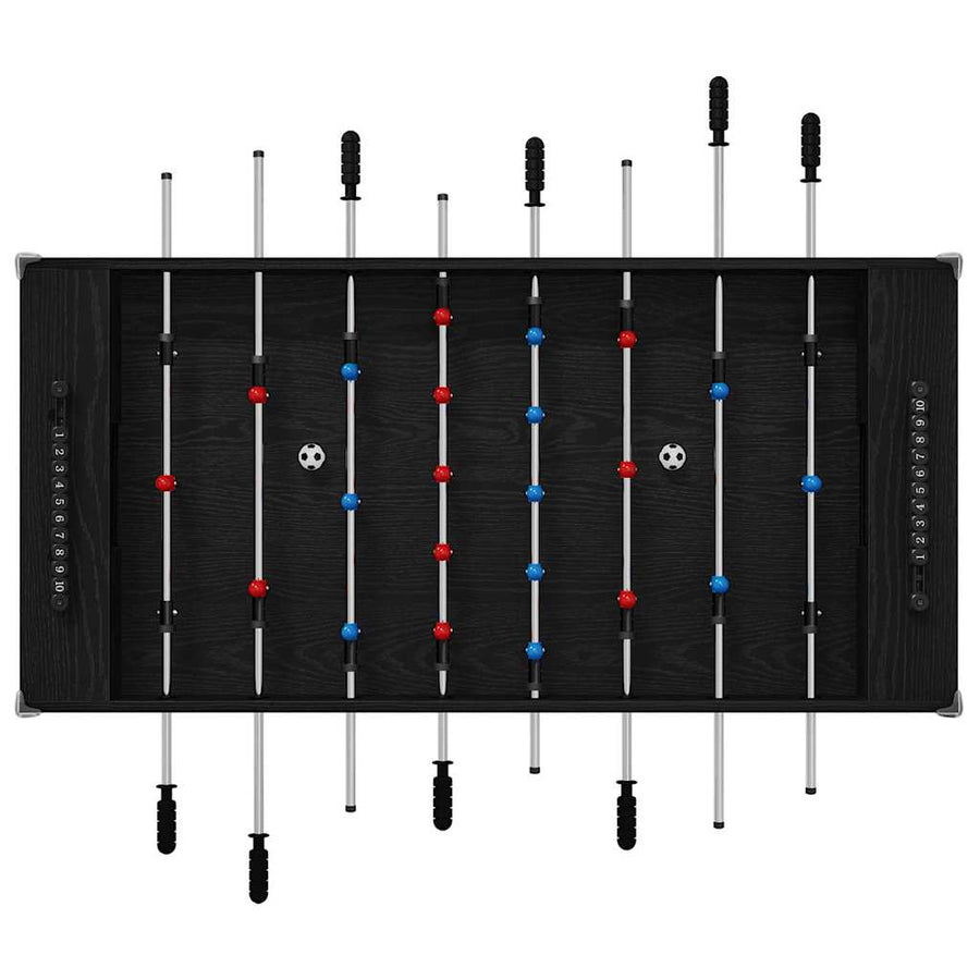 Honkbaltafel Zwart Eiken 125 x 60,5 x 80 cm Bewerkt hout