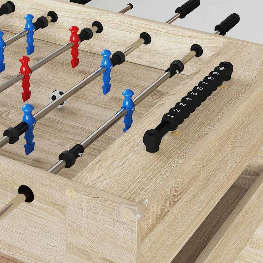 Honkbaltafel Sonoma Eiken 125 x 60,5 x 80 cm Bewerkt hout