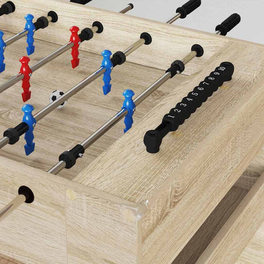Honkbaltafel Sonoma Eiken 125 x 60,5 x 80 cm Bewerkt hout