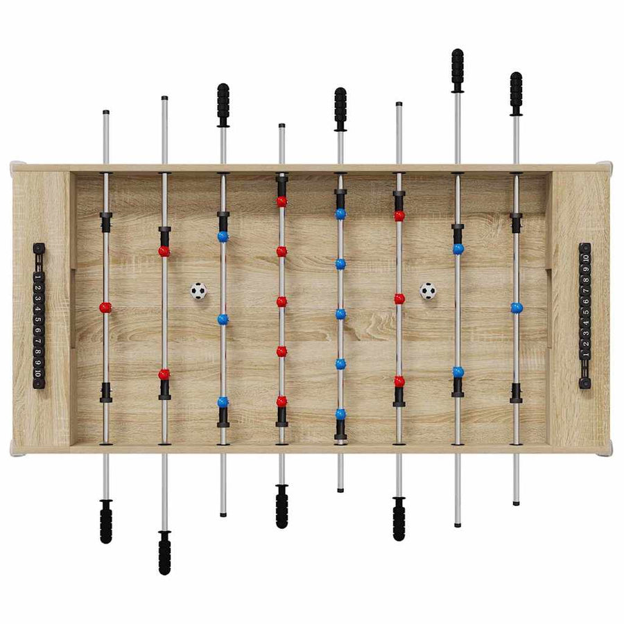Honkbaltafel Sonoma Eiken 125 x 60,5 x 80 cm Bewerkt hout