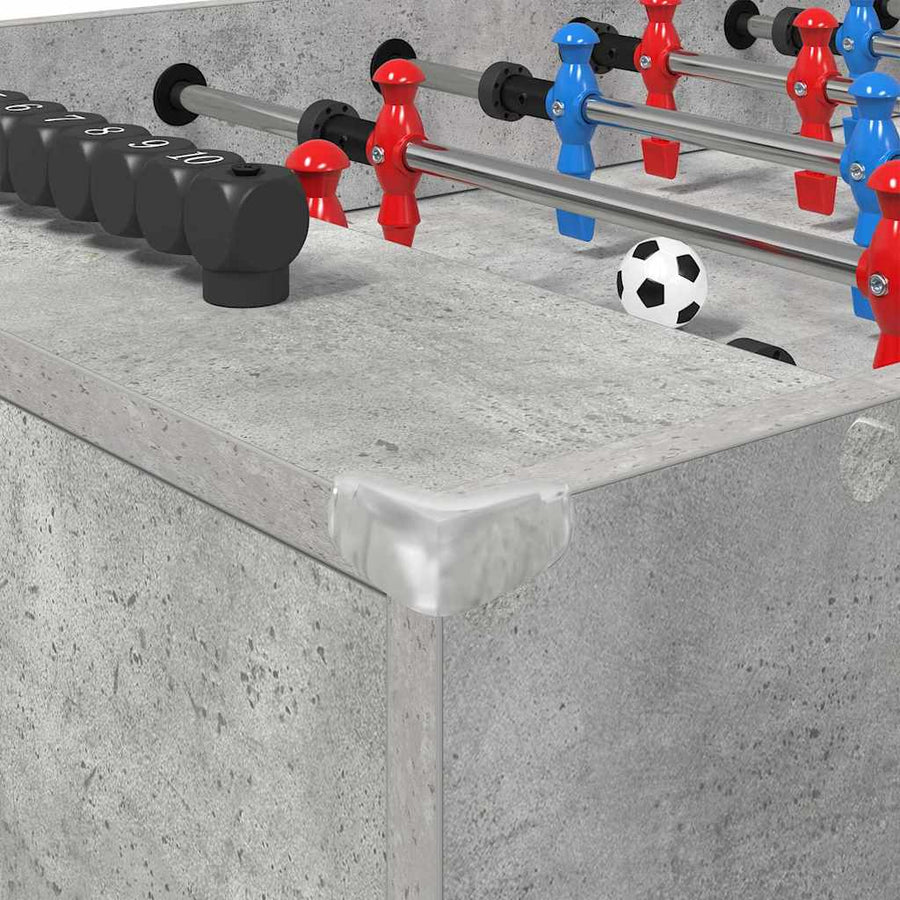 Honkbaltafel Beton Grijs 125 x 60,5 x 80 cm Bewerkt hout