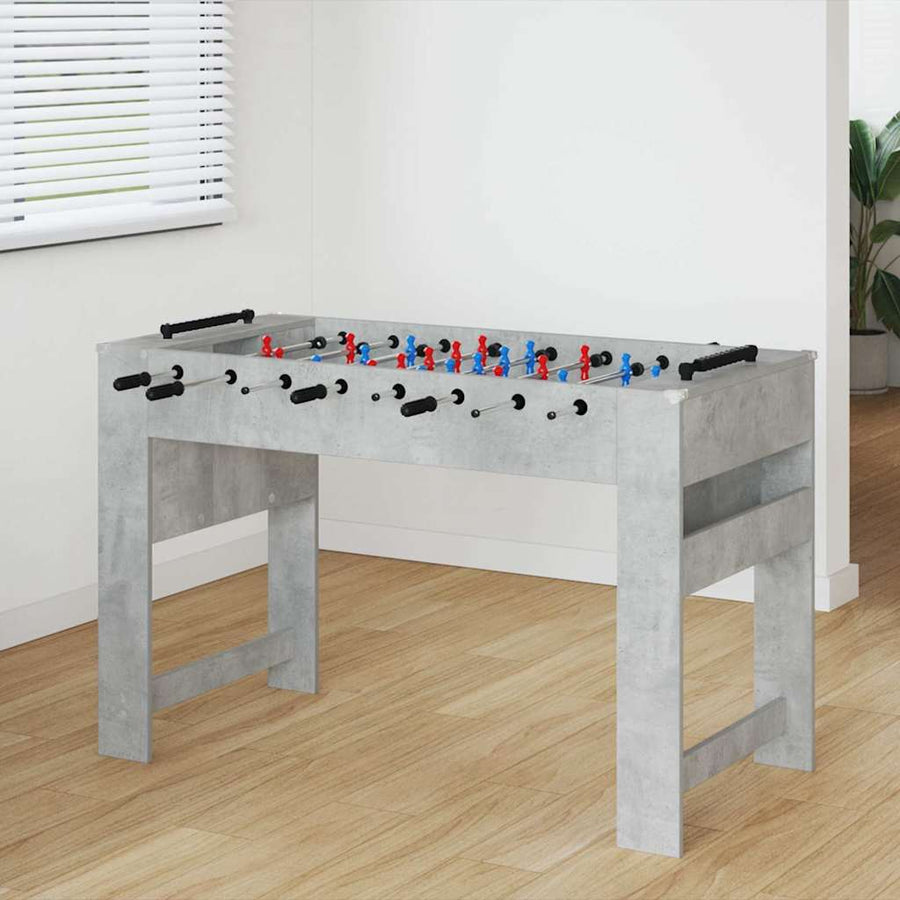 Honkbaltafel Beton Grijs 125 x 60,5 x 80 cm Bewerkt hout