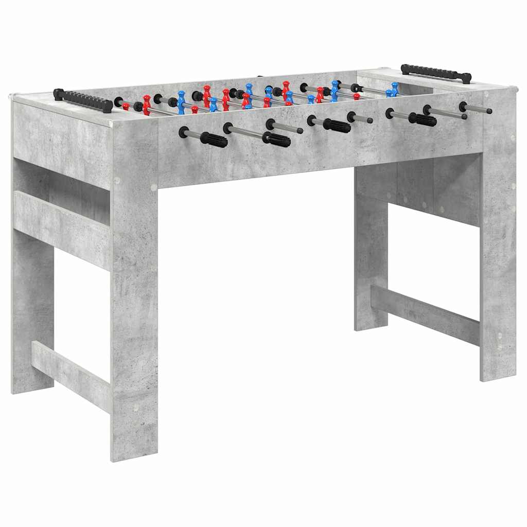 Honkbaltafel Beton Grijs 125 x 60,5 x 80 cm Bewerkt hout