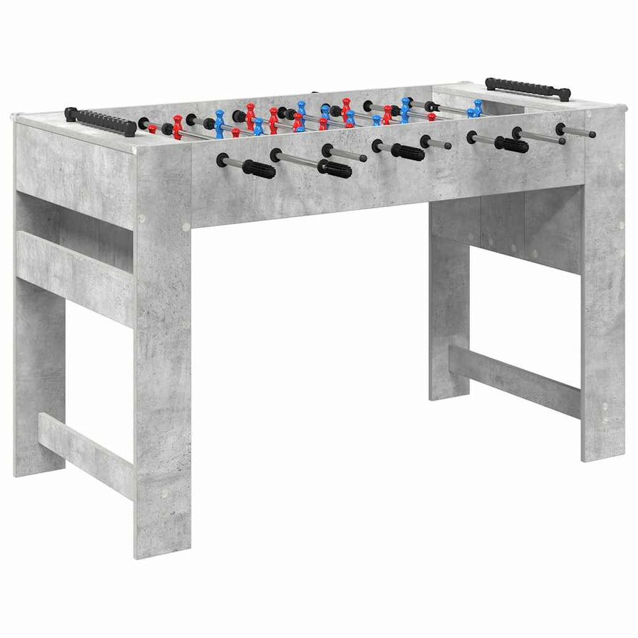 Honkbaltafel Beton Grijs 125 x 60,5 x 80 cm Bewerkt hout