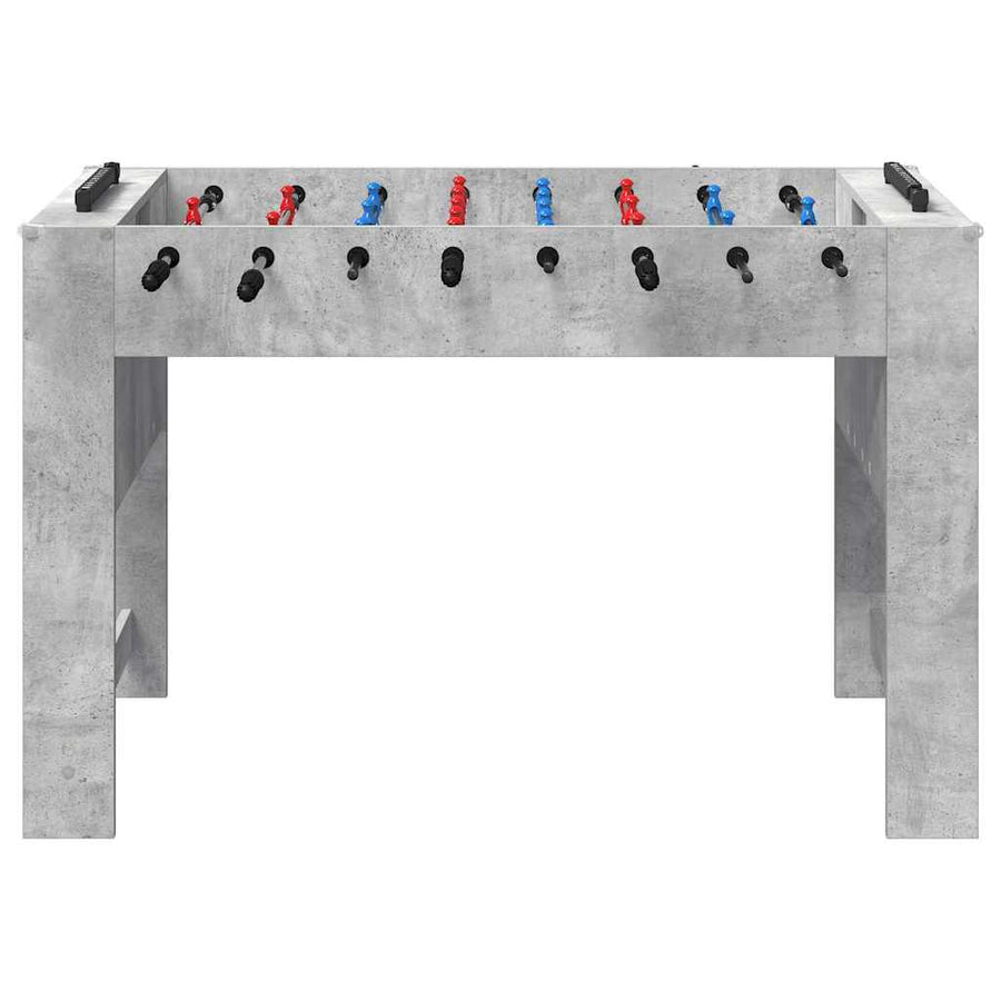 Honkbaltafel Beton Grijs 125 x 60,5 x 80 cm Bewerkt hout