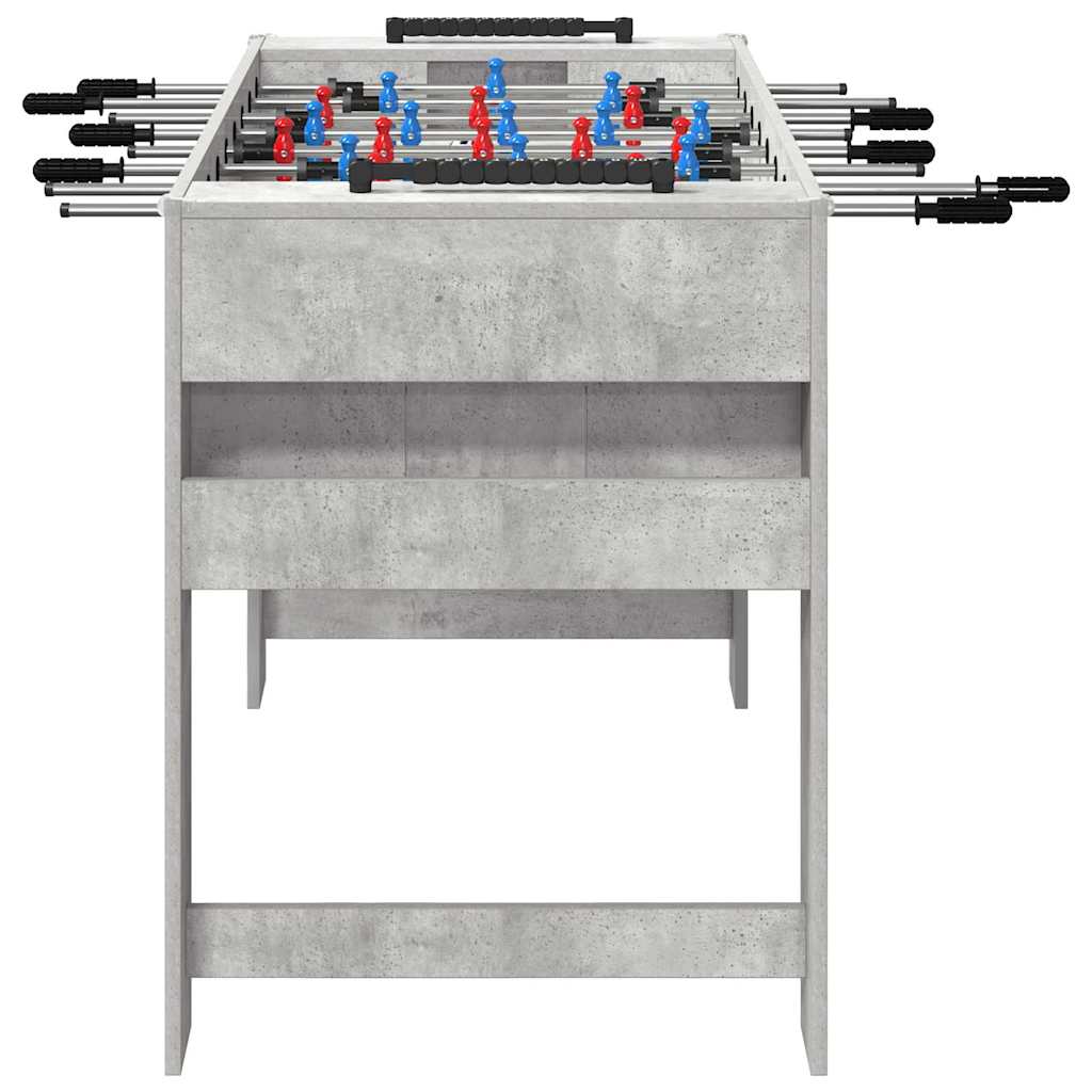 Honkbaltafel Beton Grijs 125 x 60,5 x 80 cm Bewerkt hout