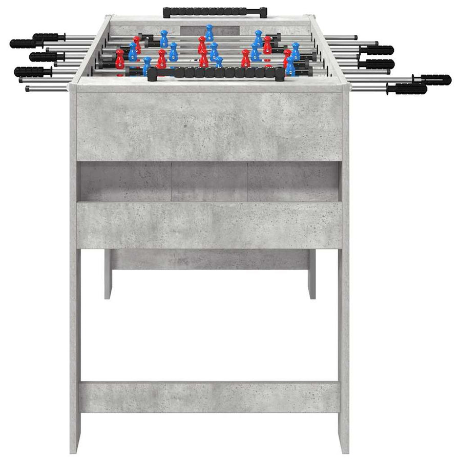 Honkbaltafel Beton Grijs 125 x 60,5 x 80 cm Bewerkt hout