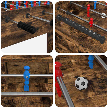 Honkbaltafel Gerookt eiken 125 x 60,5 x 80 cm Bewerkt hout