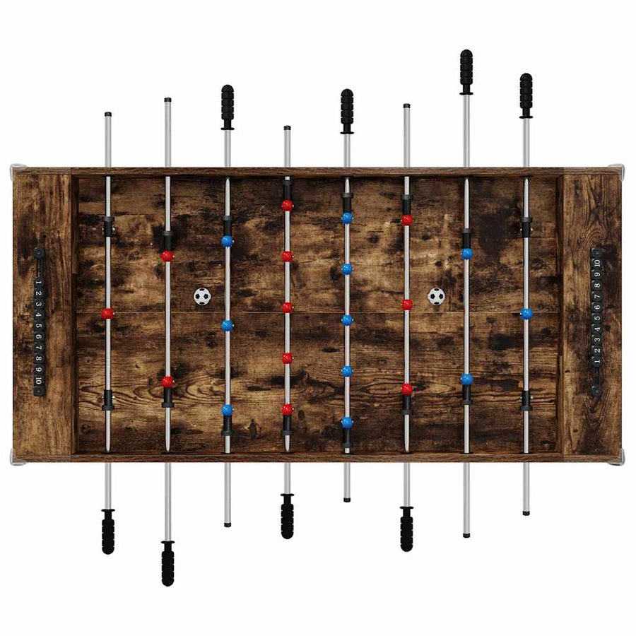 Honkbaltafel Gerookt eiken 125 x 60,5 x 80 cm Bewerkt hout