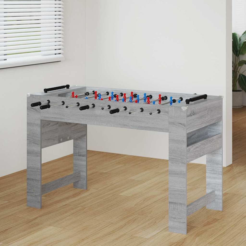 Honkbaltafel Grijs Sonoma 125 x 60,5 x 80 cm Bewerkt hout