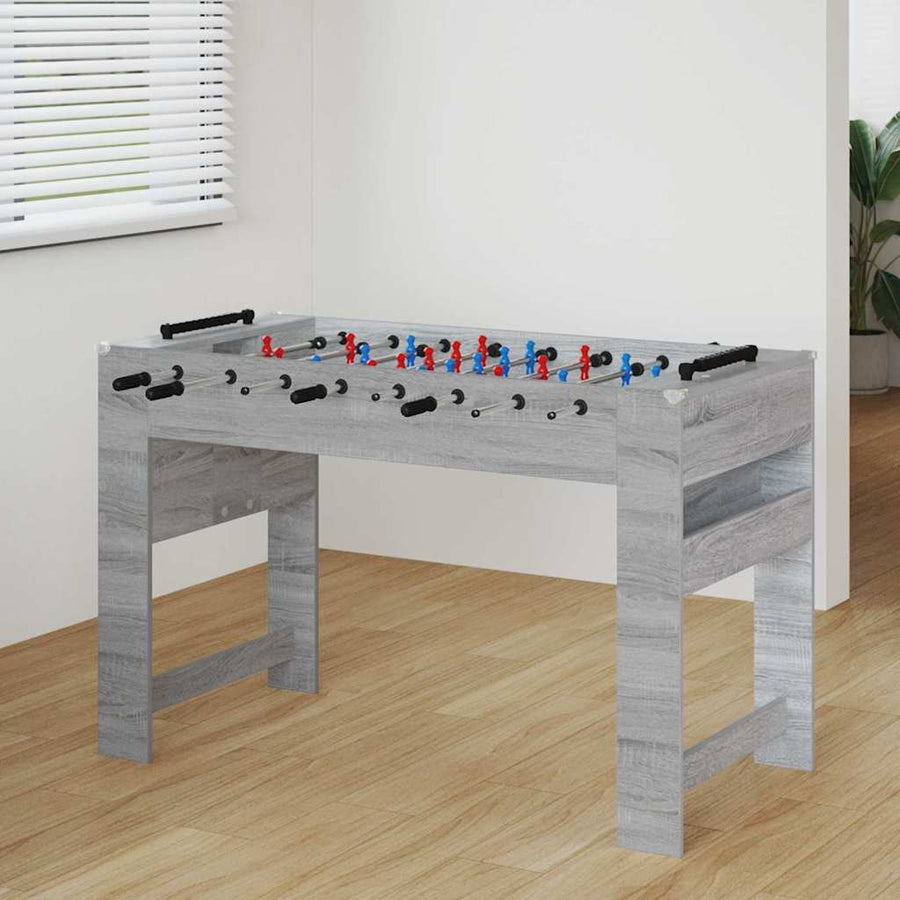 Honkbaltafel Grijs Sonoma 125 x 60,5 x 80 cm Bewerkt hout