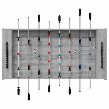 Honkbaltafel Grijs Sonoma 125 x 60,5 x 80 cm Bewerkt hout