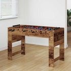 Voetbaltafel 125x60,5x80 cm oudhout