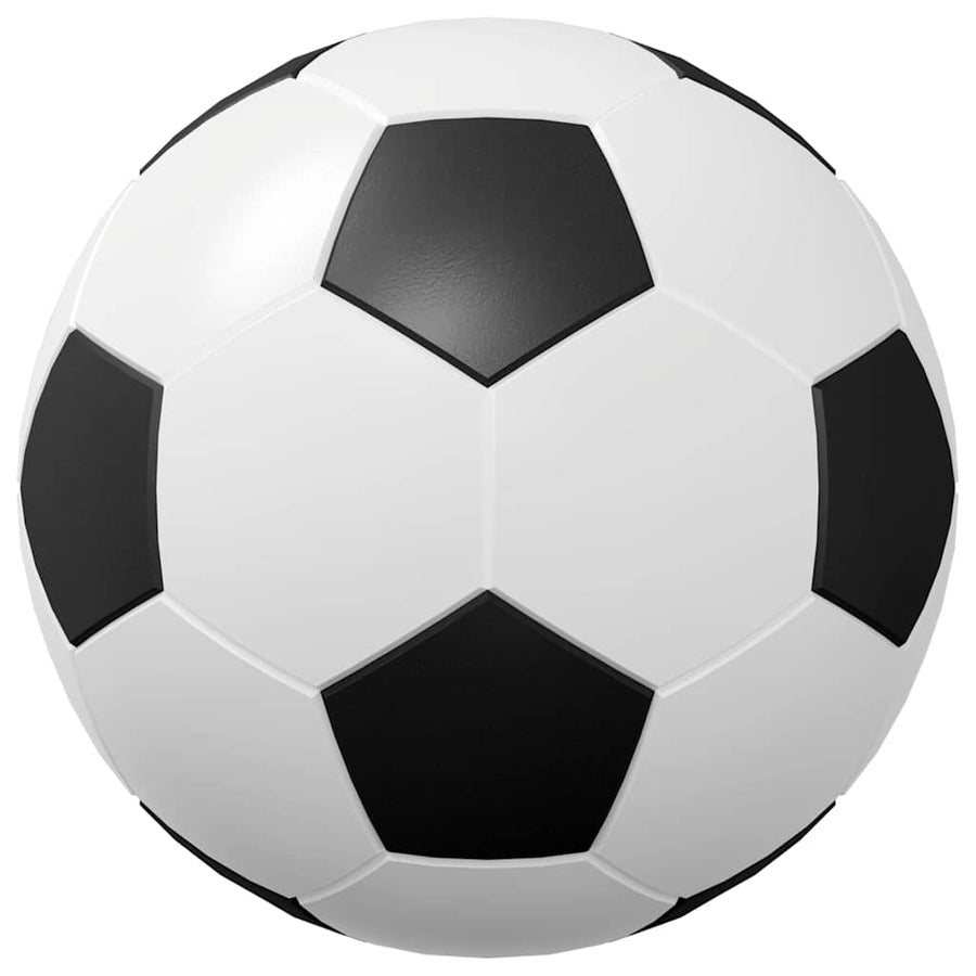 Tafel Voetballen 12 pcs Wit en zwart 3.6 x 3.6 cm Polypropyleen