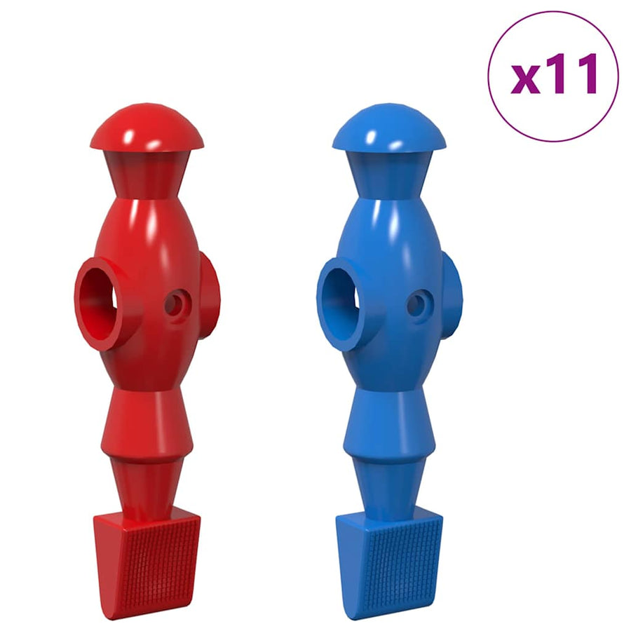 Voetbaltafel Spelers 22 Pcs Blauw En Rood 2,4 X 2,1 X 9,7 Cm Pp 22 spelers