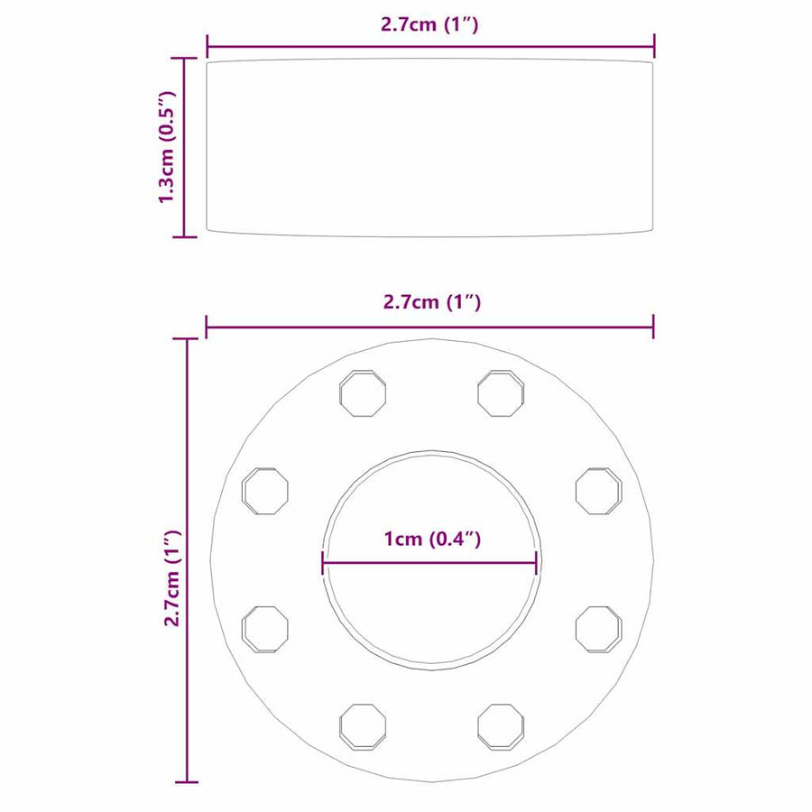 Voetbaltafel bumpers 16 pcs Zwart 3,3 x 2,8 x 1 cm Kunststof