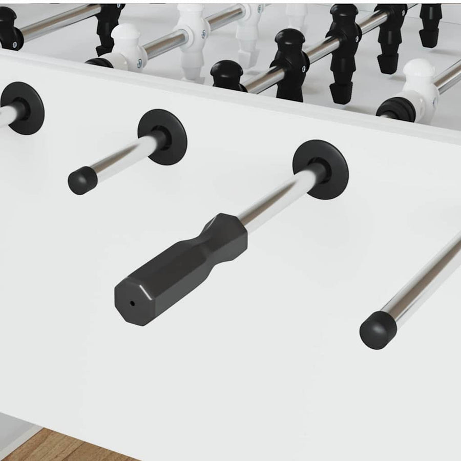 Voetbal Tafel Handvatten 10 pcs Zwart 3,1 x 3,1 x 17,8 cm