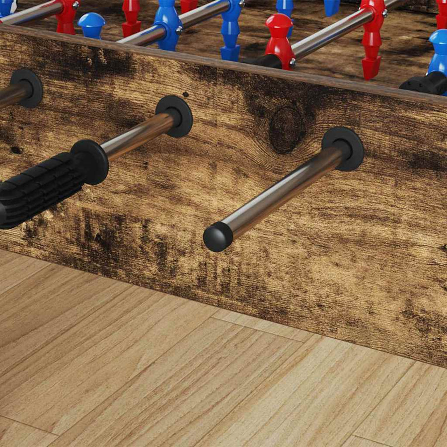 Voetbaltafel Eindkappen 10 pcs Zwart 1,9 x 1,9 x 1,6 cm