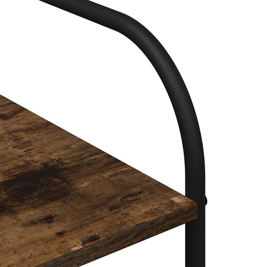 Kledingrek met plank Bruin Eiken 120 x 44 x 160 cm Bewerkt hout