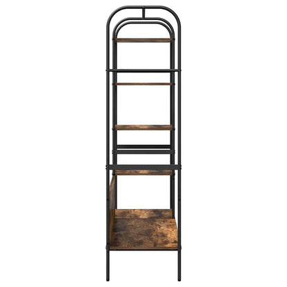 Kledingrek met plank Bruin Eiken 120 x 44 x 160 cm Bewerkt hout