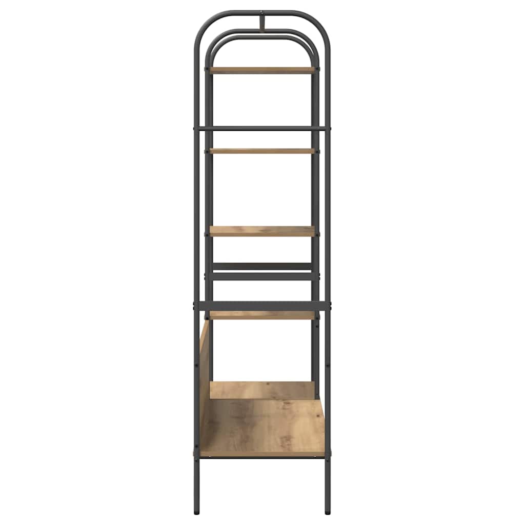 Kledingrek met plank Beige 120 x 44 x 160 cm Bewerkt hout