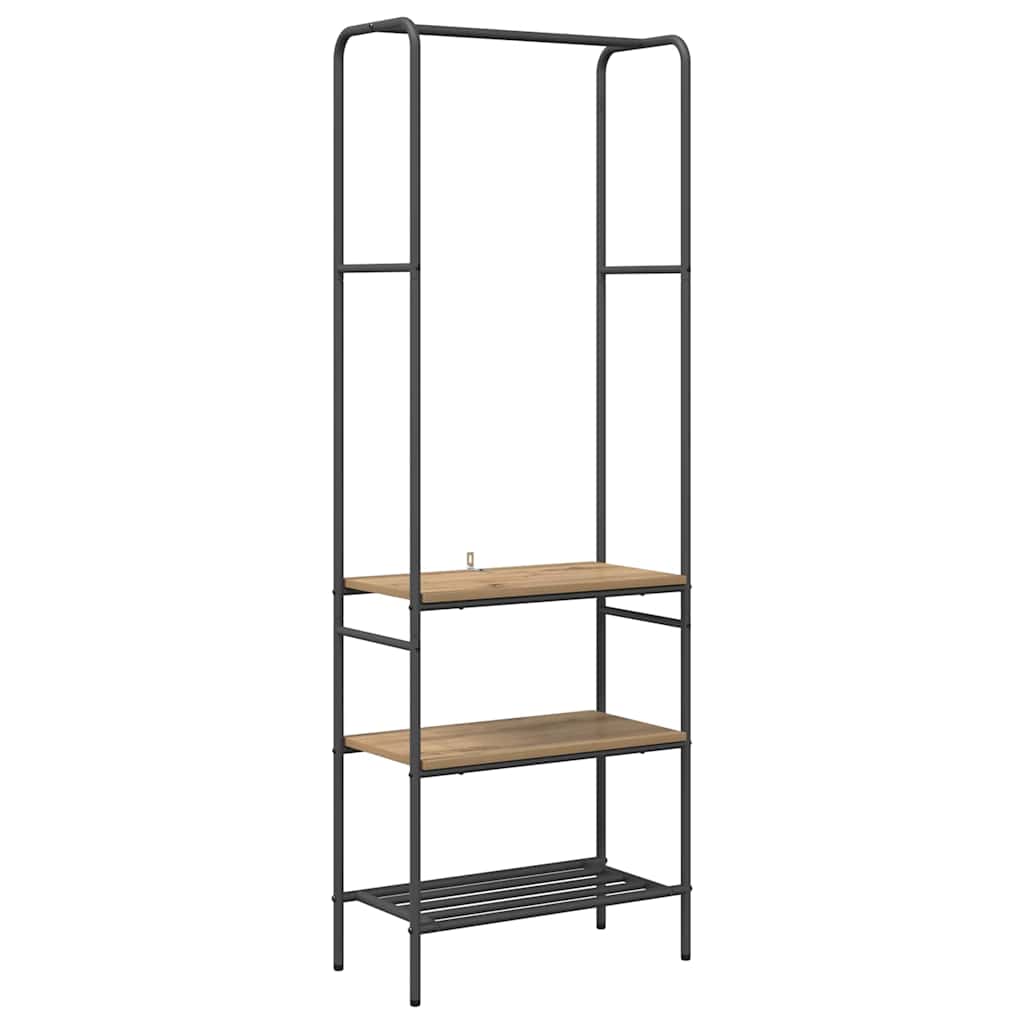 Kledingrek Artisan Eiken 60 x 30 x 171 cm Bewerkt hout