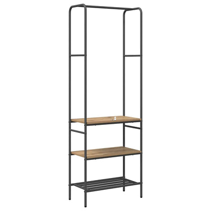 Kledingrek Artisan Eiken 60 x 30 x 171 cm Bewerkt hout