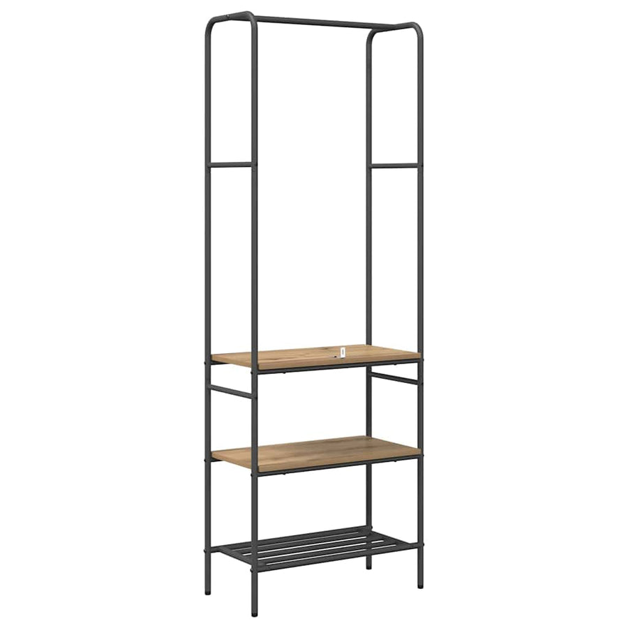 Kledingrek Artisan Eiken 60 x 30 x 171 cm Bewerkt hout