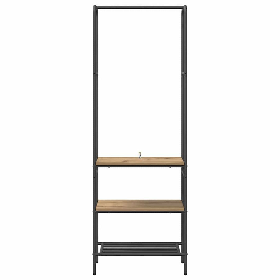 Kledingrek Artisan Eiken 60 x 30 x 171 cm Bewerkt hout