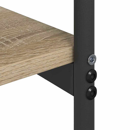 Wandtafel Sonoma eiken 101 x 35 x 80.5 cm Bewerkt hout