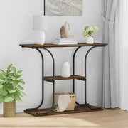 Wandtafel gerookt eiken 101x35x80.5 cm
