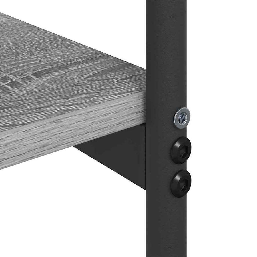 Wandtafel Grijs sonoma 101 x 35 x 80.5 cm Bewerkt hout