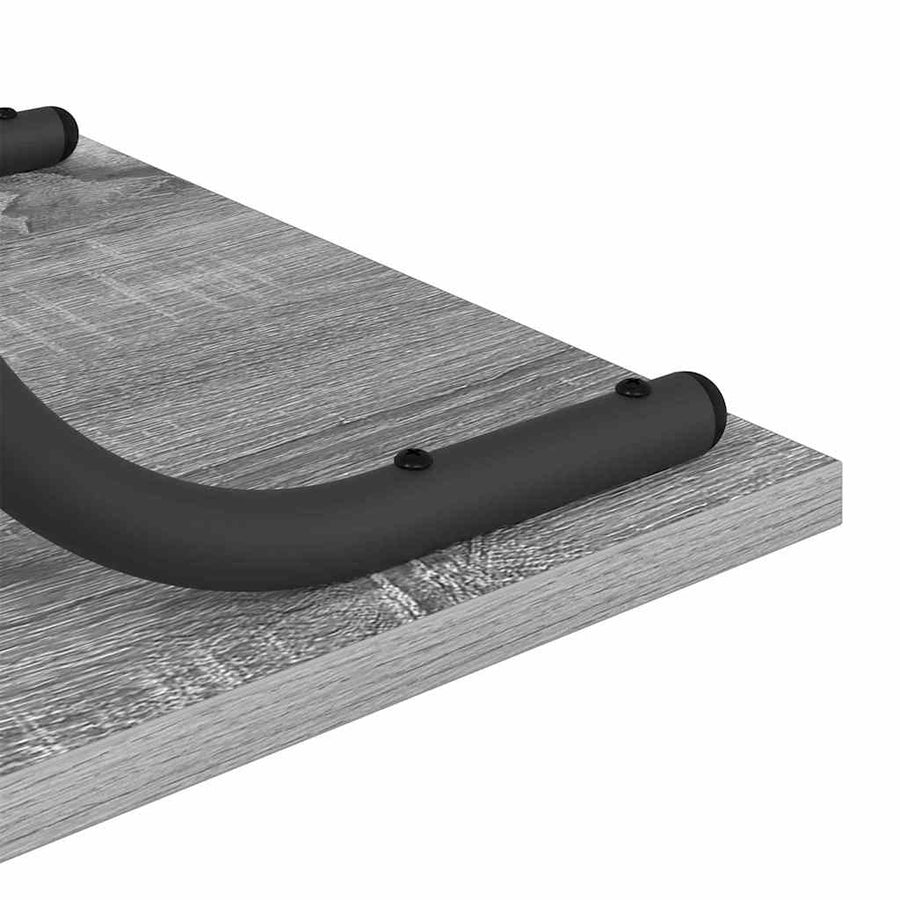 Wandtafel Grijs sonoma 101 x 35 x 80.5 cm Bewerkt hout