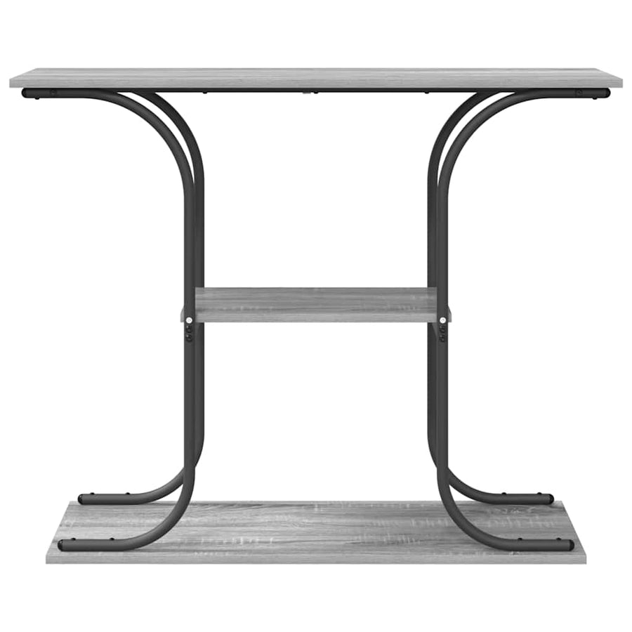 Wandtafel Grijs sonoma 101 x 35 x 80.5 cm Bewerkt hout