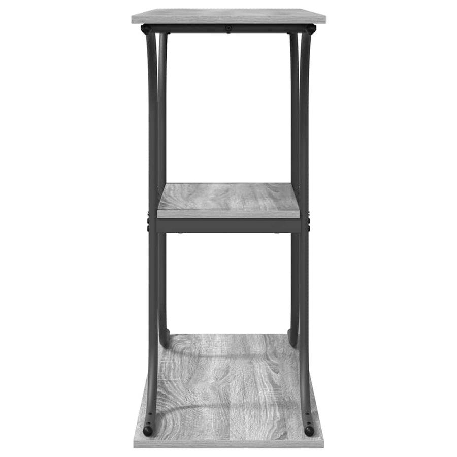 Wandtafel Grijs sonoma 101 x 35 x 80.5 cm Bewerkt hout