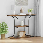 Wandtafel met plank 101x35x80,5 cm bewerkt hout