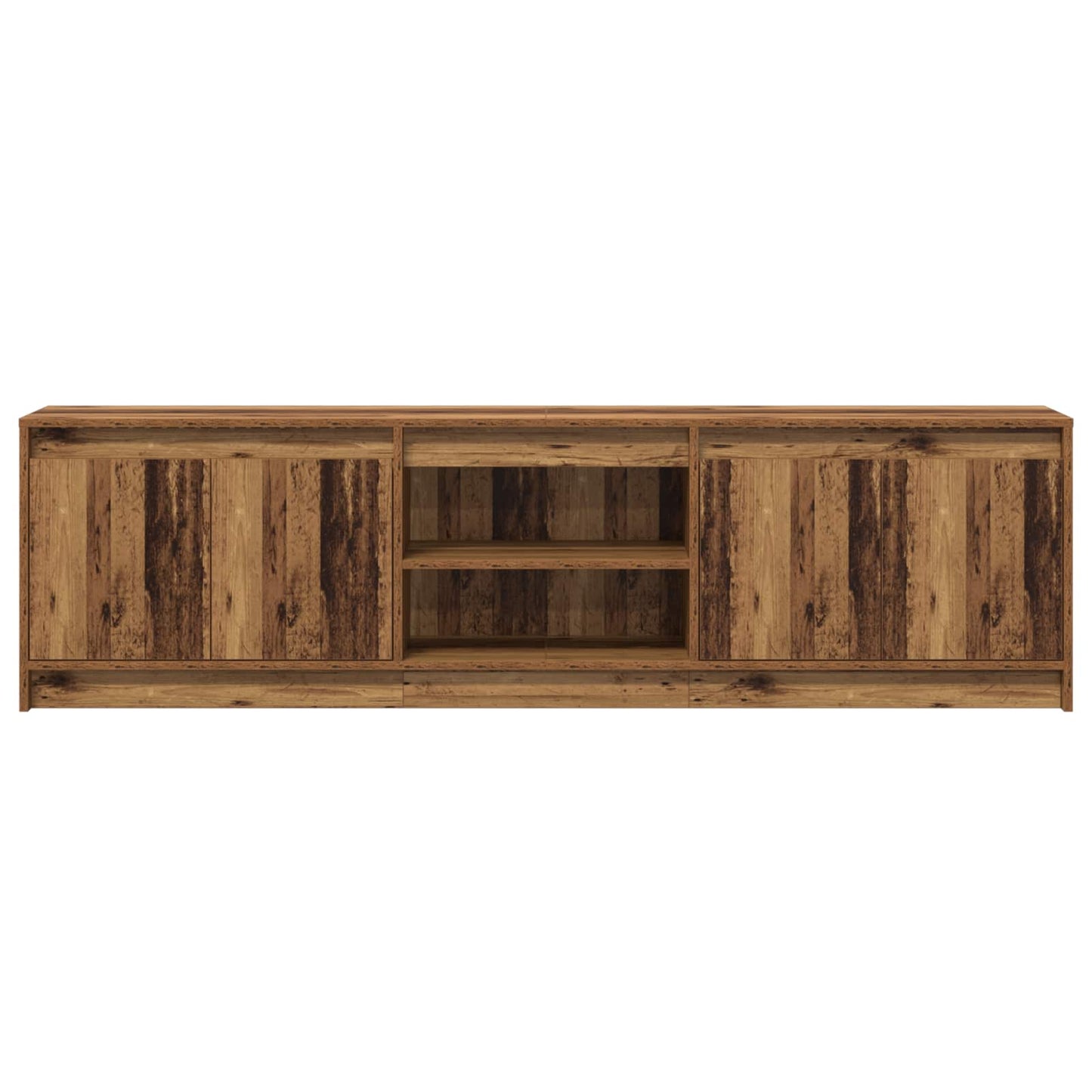 Tv Eenheden 2 Pcs Bruin 180 X 34 X 50 Cm Bewerkt Hout 180 cm