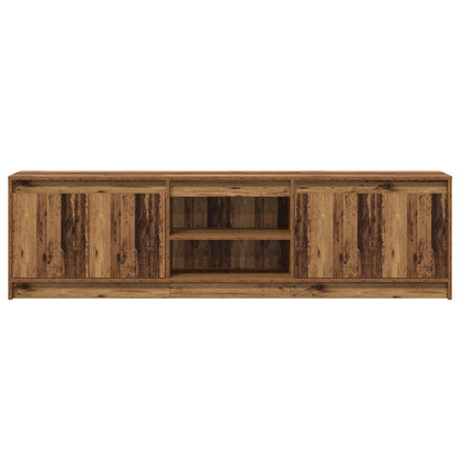 Tv Eenheden 2 Pcs Bruin 180 X 34 X 50 Cm Bewerkt Hout 180 cm
